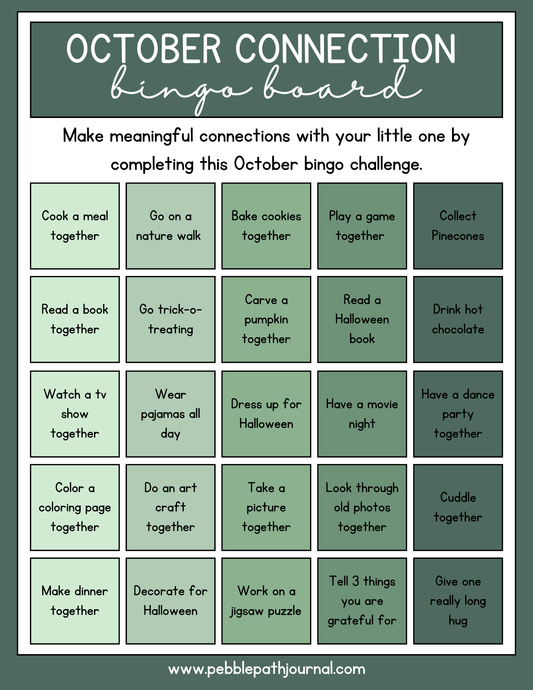 October Connection Bingo