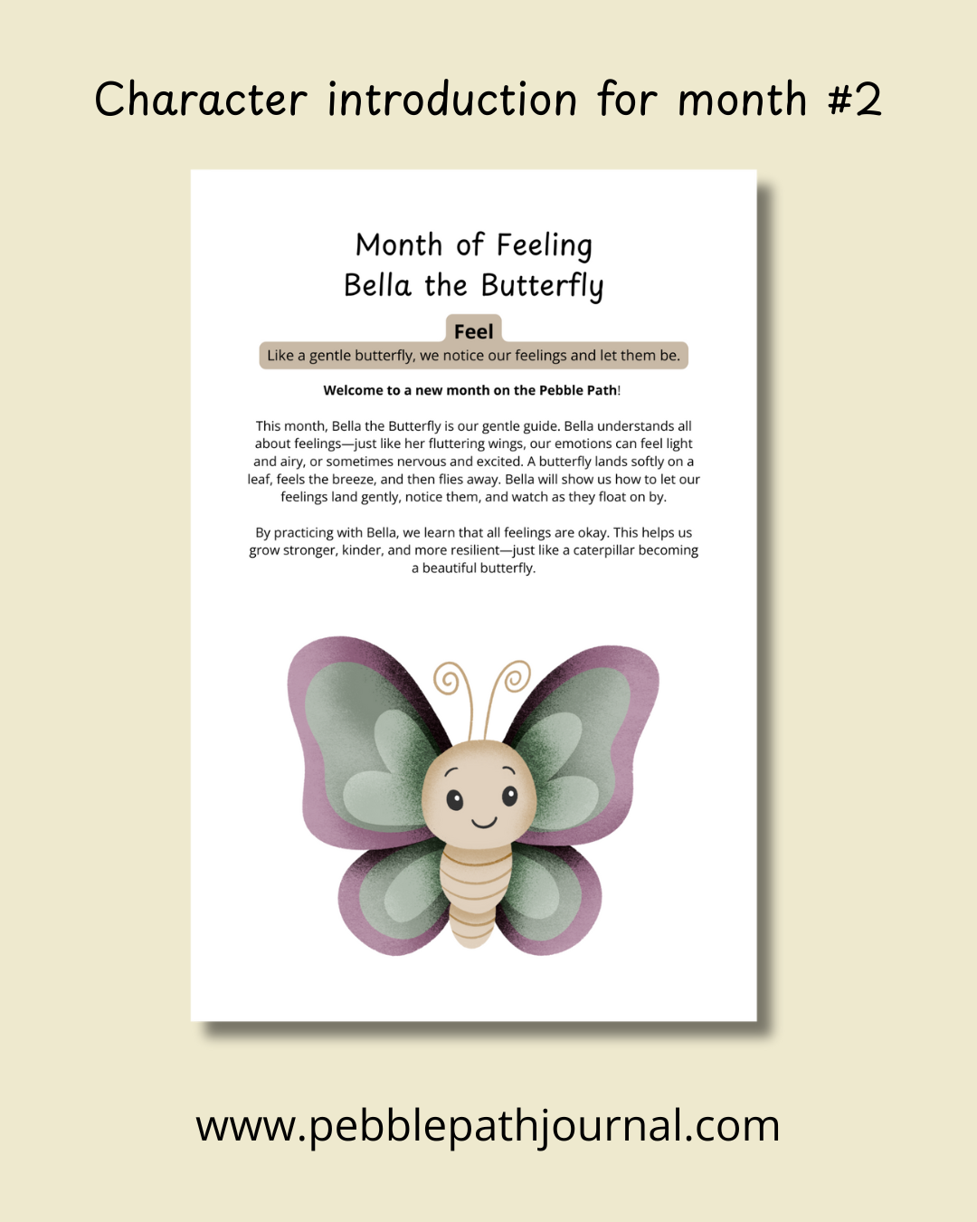 Kids journal page showing a growth mindset exercise about mistakes.