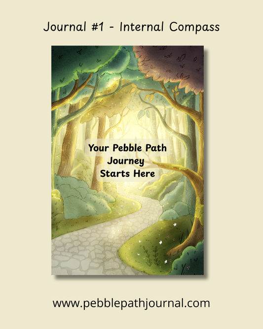 Screen-free gift idea for 5 year olds - Pebble Path Mindfulness Journal.