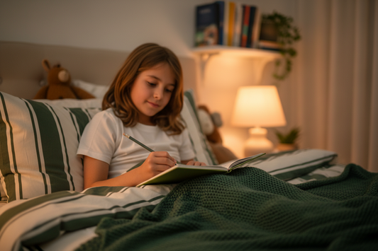 child anxiety management journal, how to help child with racing thoughts at night, quick emotional regulation activities for overwhelmed kids, mindfulness activities for 10 year old, mental health resources for children, positive parenting daily tools