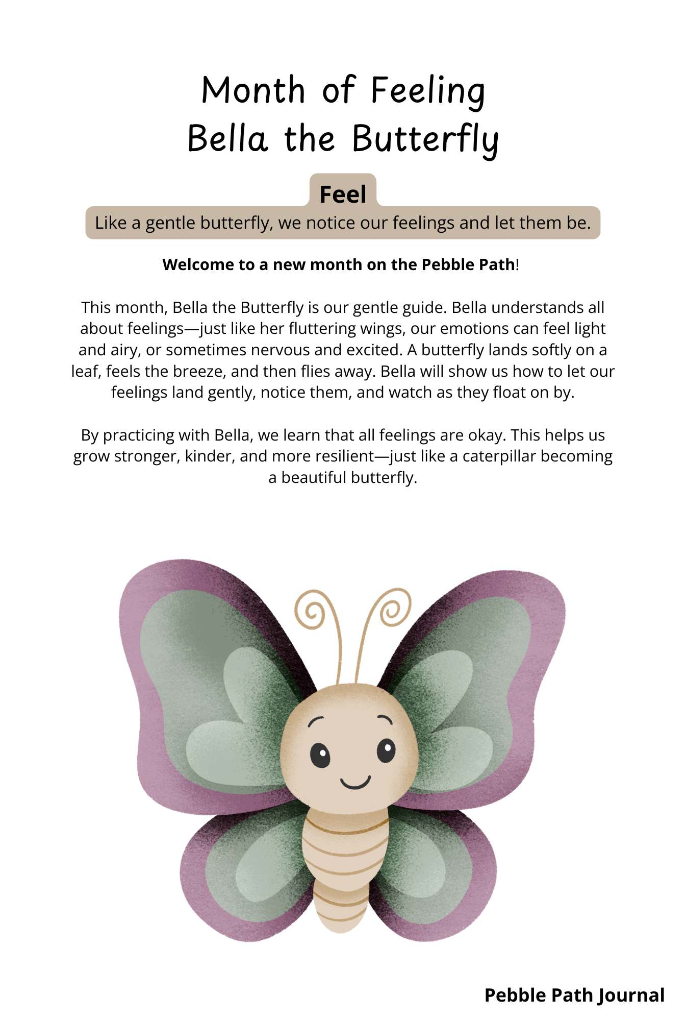 Emotional regulation journal prompts for 5-year-olds learning self-soothing techniques.
