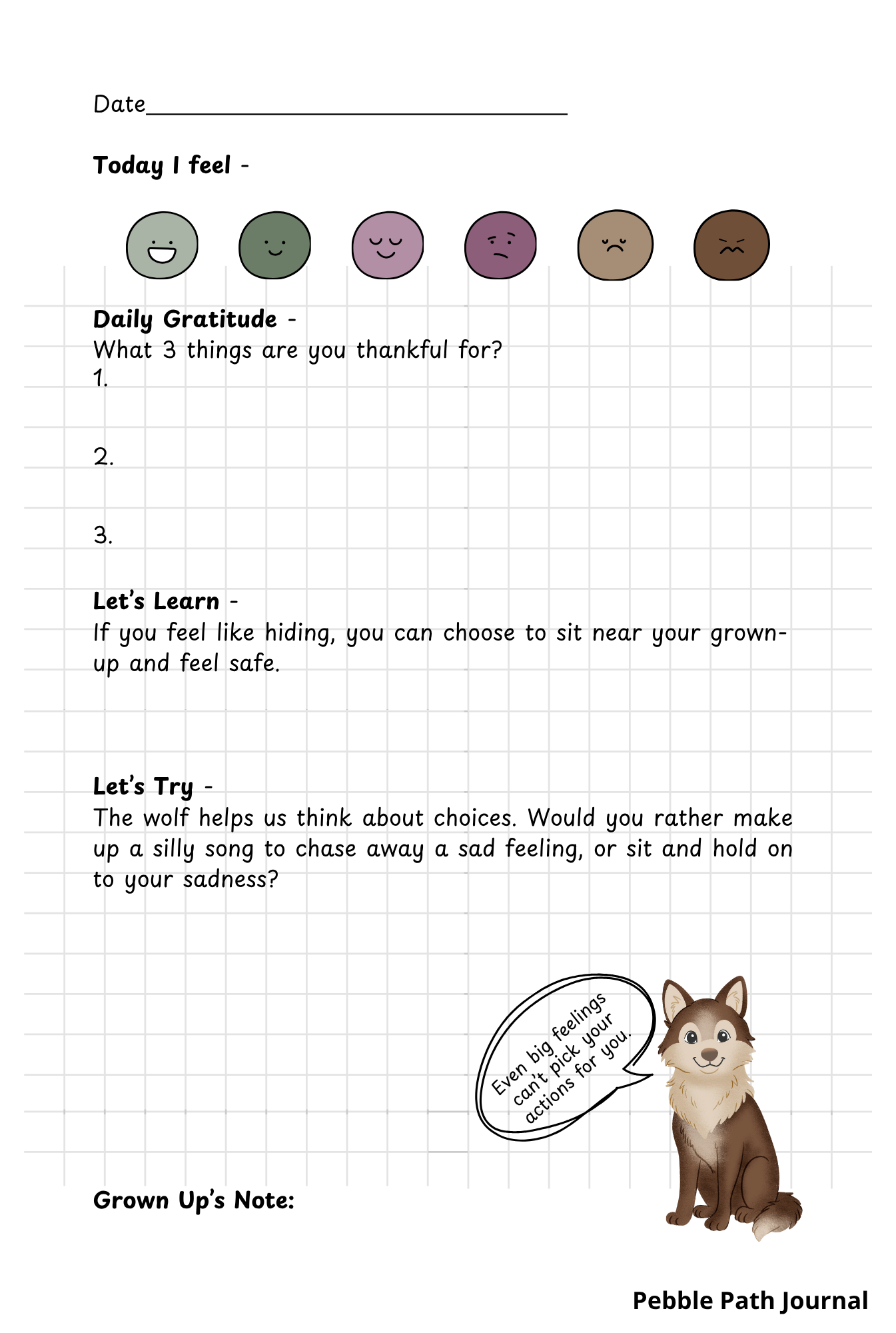 Teaching growth mindset to 3-7 year olds through daily reflective journaling.